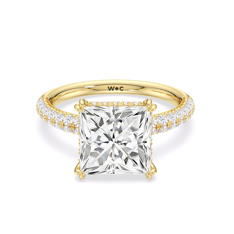 Elegance Double Prong Engagement Ring