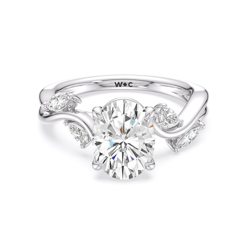 Vintage Vine Engagement Ring
