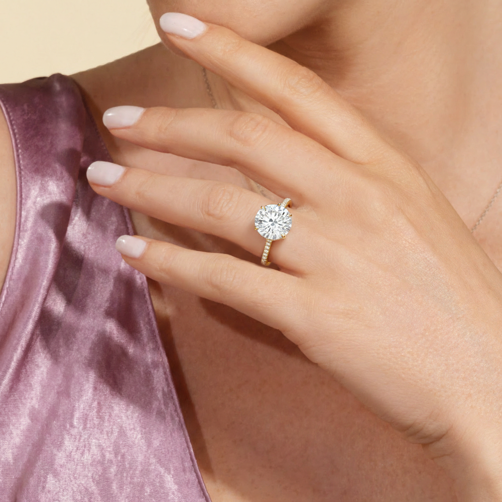 Model Wearing The Regency Ring view