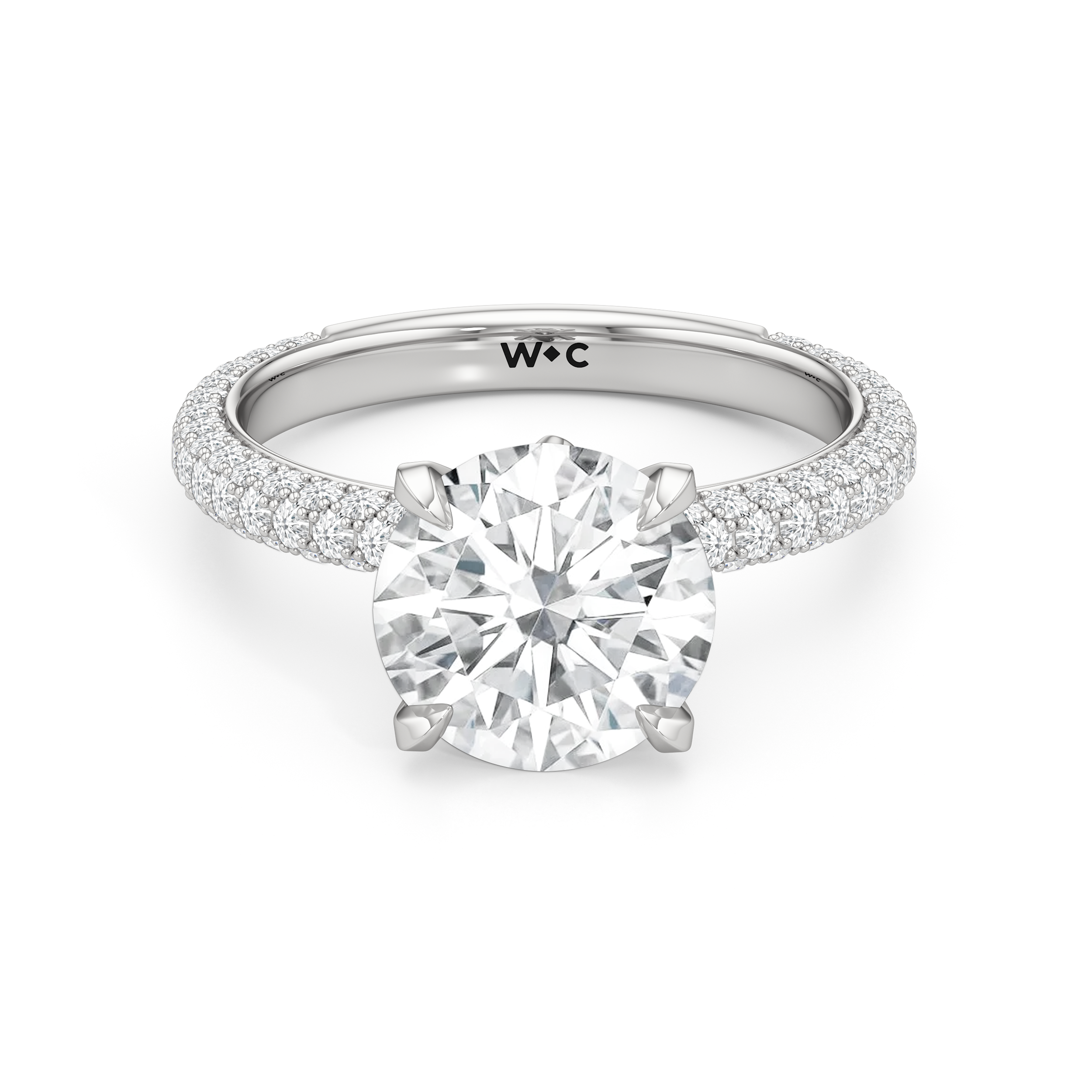 The W Radiance Engagement Ring – With Clarity