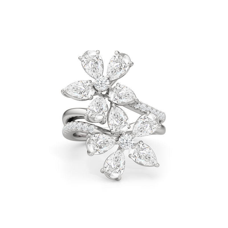 Daisy Duet Ring