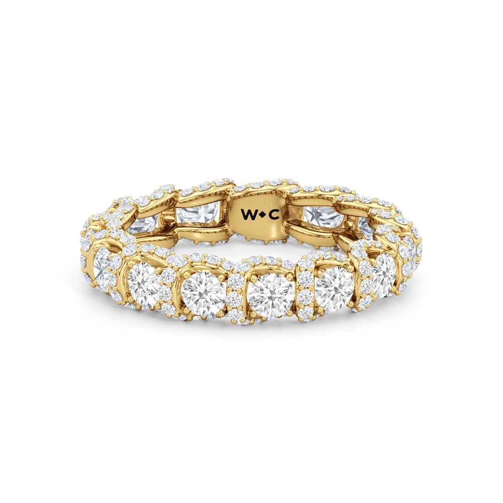 The Fulton Eternity Ring (F/G SI+) with 18KT Yellow Gold / Natural / 2 3/4 Cut Diamond in 14KT Yellow Gold / Natural / 2 3/4 view 1
