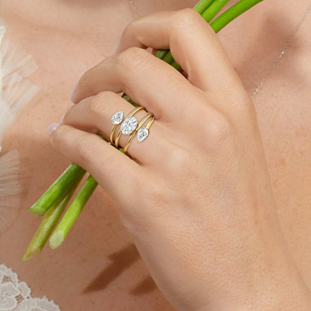 Model Wearing The Remi Ring view