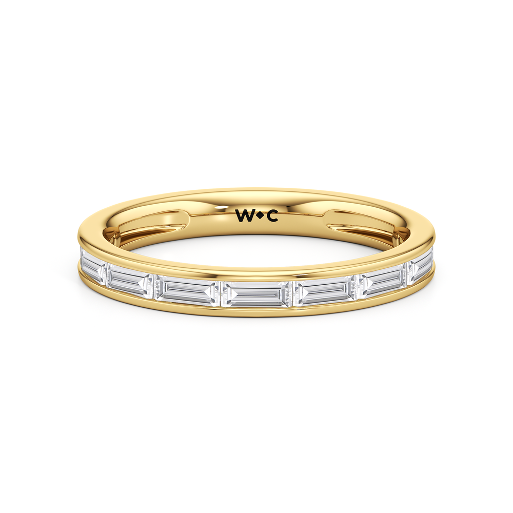 The Wren Baguette Ring with 14KT Yellow Gold / 1/3 / 6.5 Cut Diamond in 14KT Yellow Gold / 1/3 / 6.5 view 1
