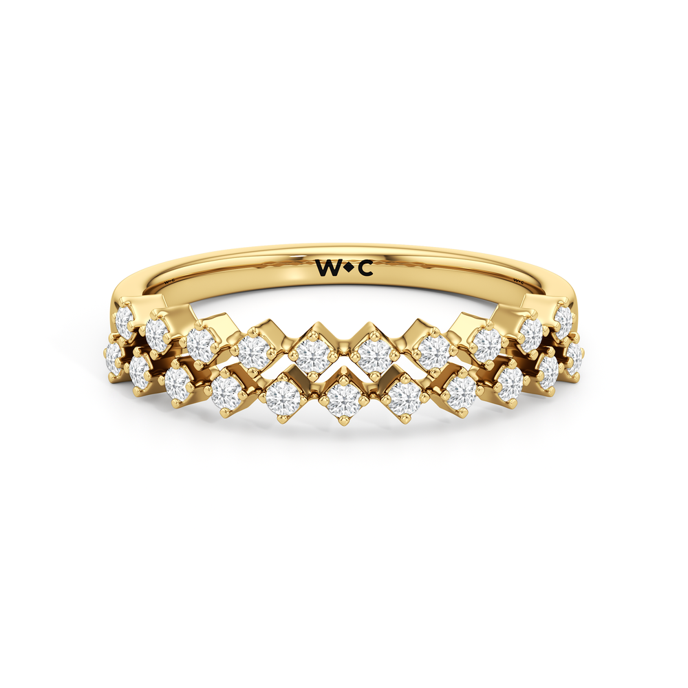The Josie Ring with 14KT Yellow Gold / 1/5 / 7 Cut Diamond in 14KT Yellow Gold / 1/5 / 7 view 1

