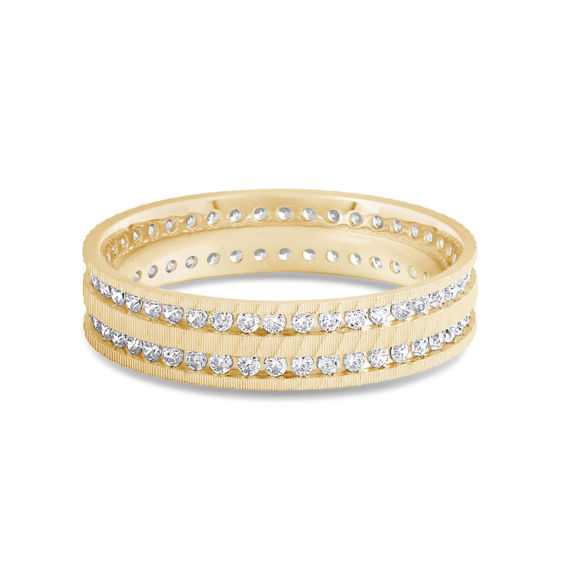 Layered Wave Men's Ring