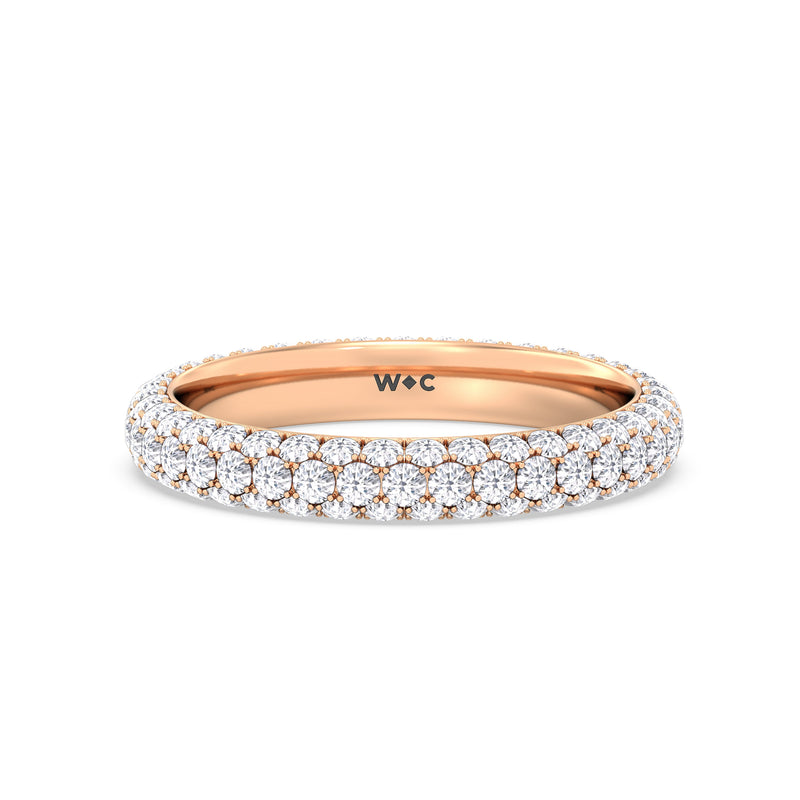 Elegance Classic Dome Eternity Ring