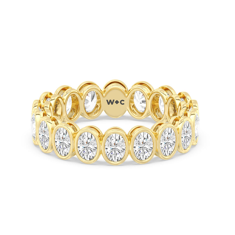 Oval Bezel Eternity Ring
