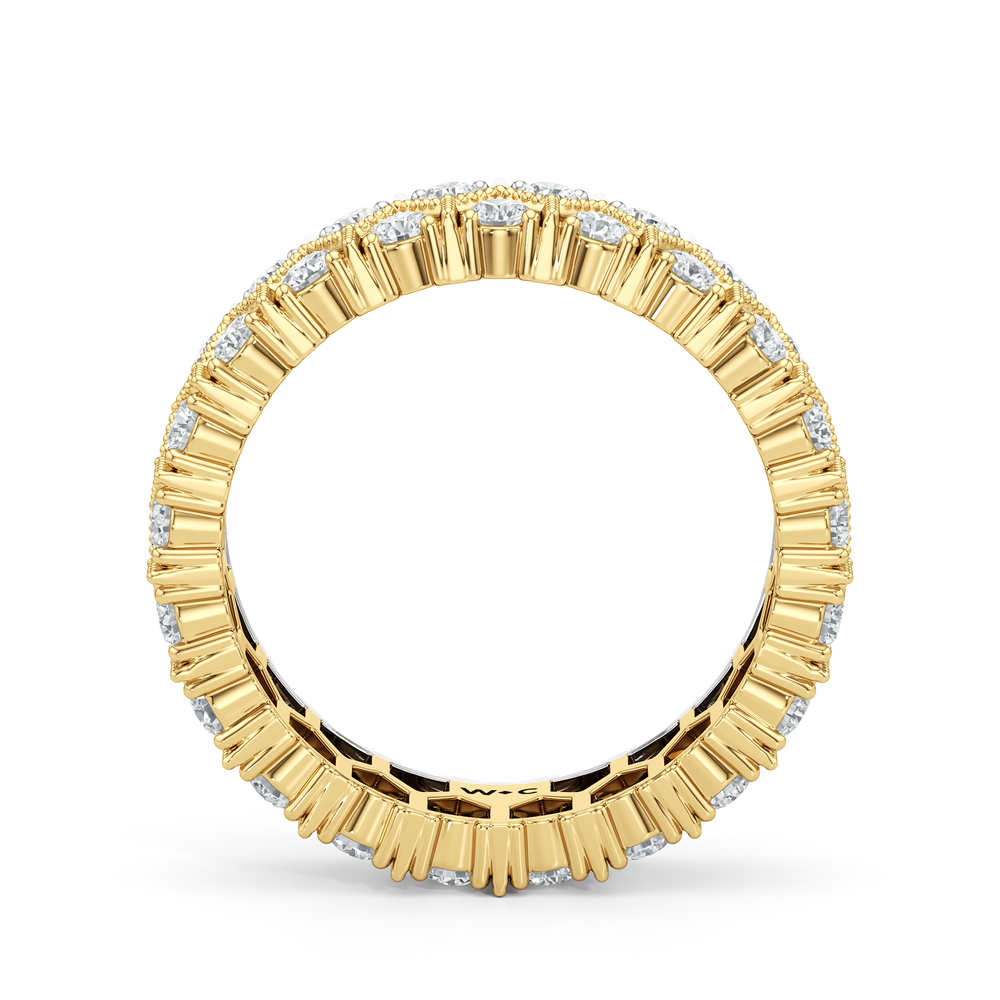 The Piscine Ring with 18KT White & Yellow Gold / Lab / 1 7/8 Cut Diamond in 14KT White & Yellow Gold / Lab / 1 7/8 view 3
