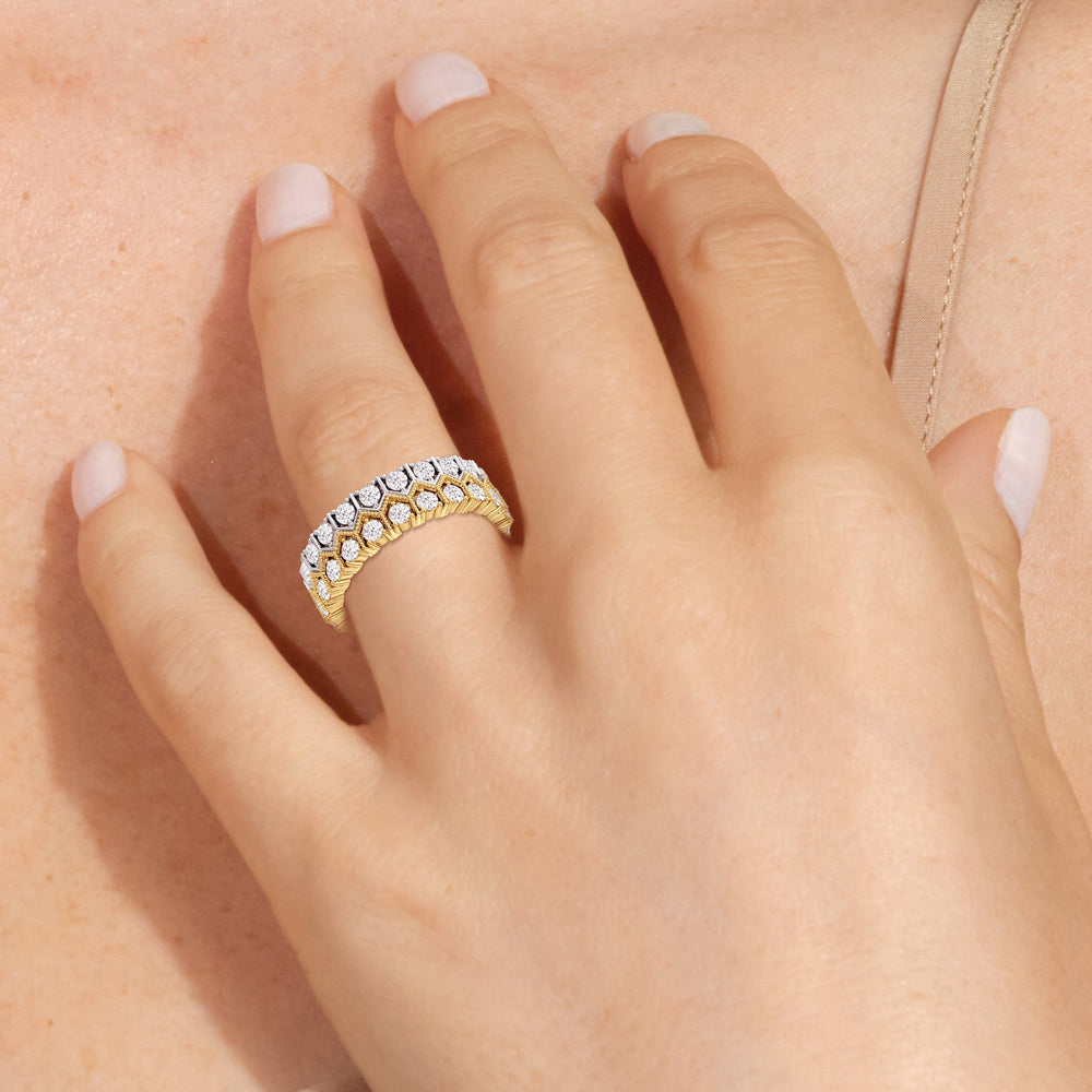 Model Wearing The Piscine Ring view
