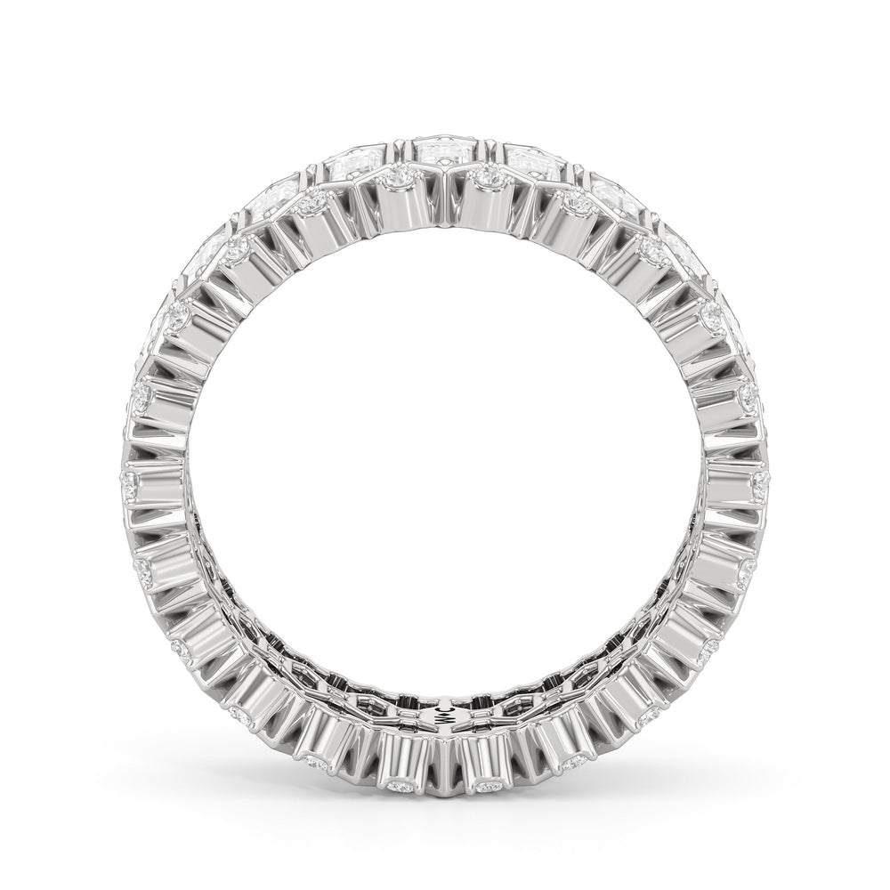 The Lexington Ring with Platinum / Lab / 2 3/8 Cut Diamond in 14KT Platinum / Lab / 2 3/8 view 3
