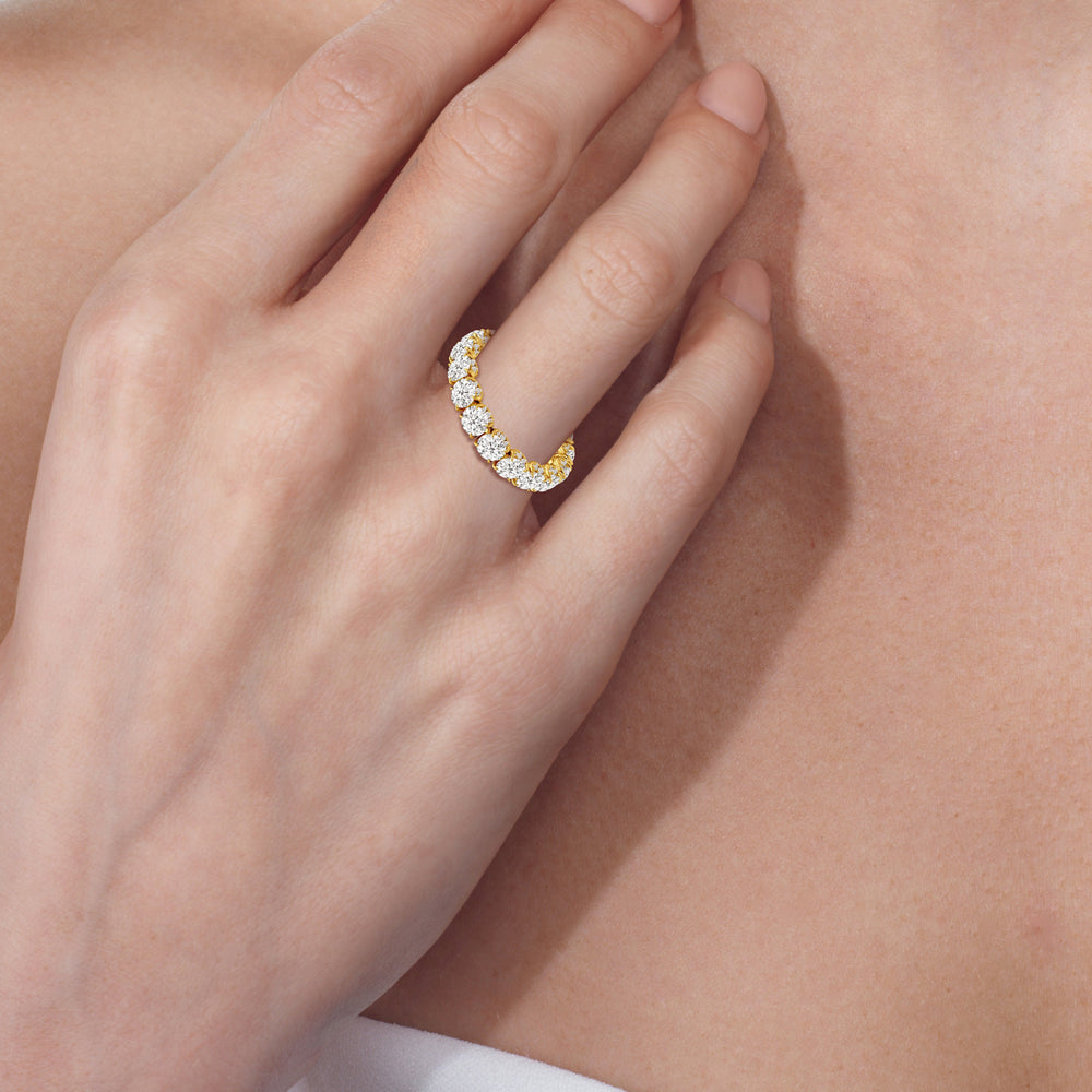 Model Wearing The Atrium Eternity Ring view