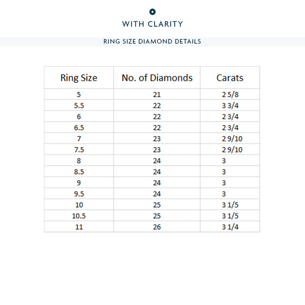 Gemini Half & Half Eternity Band (E+ VS+) with Platinum / Lab / 2 9/10 Cut Diamond in 14KT Platinum / Lab / 2 9/10 view 6
