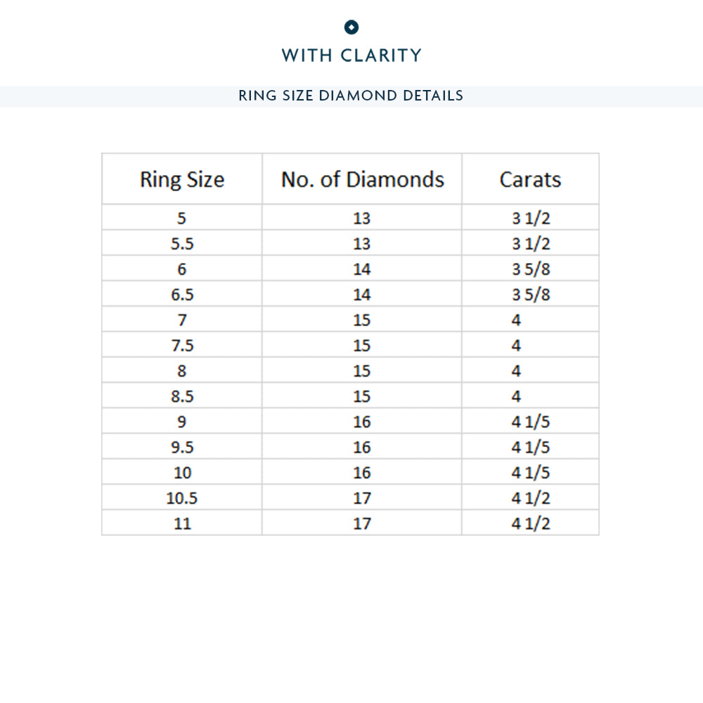Equinox Half & Half Eternity Band (E+ VS+) with Platinum / Lab / 4 Cut Diamond in 14KT Platinum / Lab / 4 view 6
