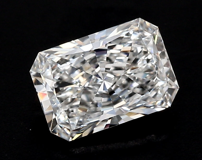 2.36 Carat Radiant Lab Diamond with  Cut Diamond in 14KT  view 1
