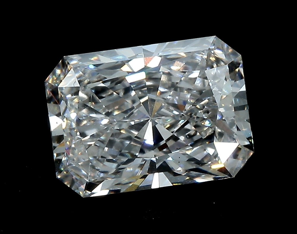 2.07 Carat Radiant Lab Diamond with  Cut Diamond in 14KT  view 1
