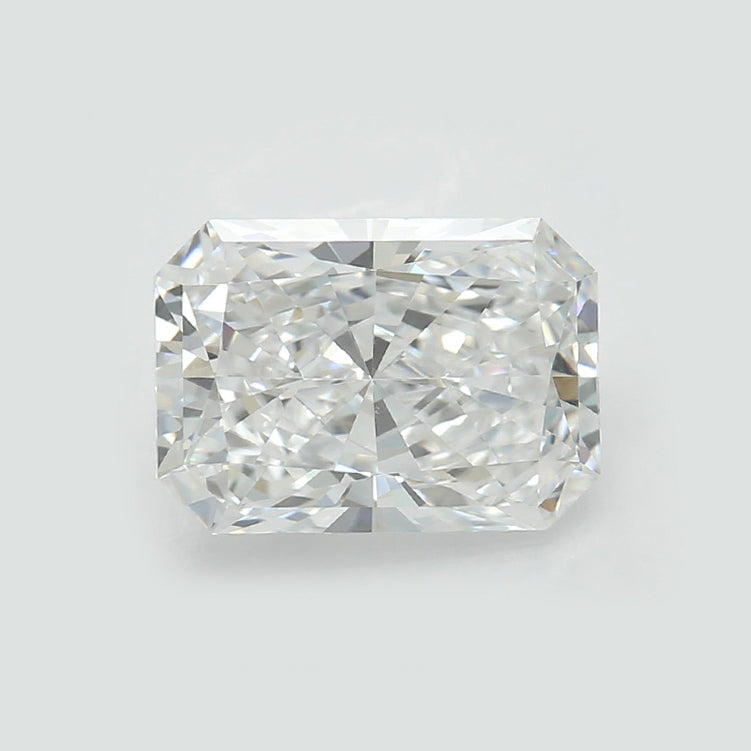 2.49 Carat Radiant Lab Diamond with  Cut Diamond in 14KT  view 1
