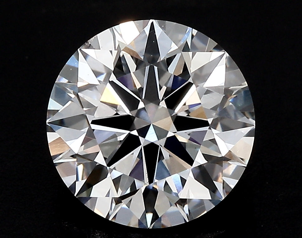 2.06 Carat Round Lab Diamond with  Cut Diamond in 14KT  view 1

