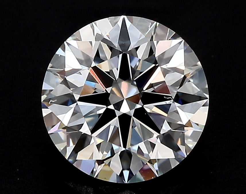 5.09 Carat Round Lab Diamond with  Cut Diamond in 14KT  view 1
