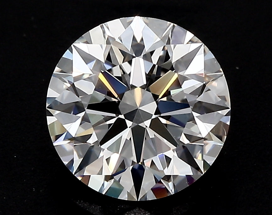 1.51 Carat Round Lab Diamond with  Cut Diamond in 14KT  view 1
