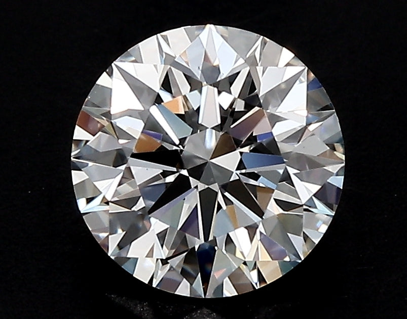 1.45 Carat Round Lab Diamond with  Cut Diamond in 14KT  view 1

