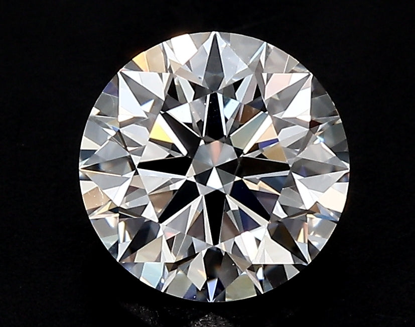 1.53 Carat Round Lab Diamond with  Cut Diamond in 14KT  view 1
