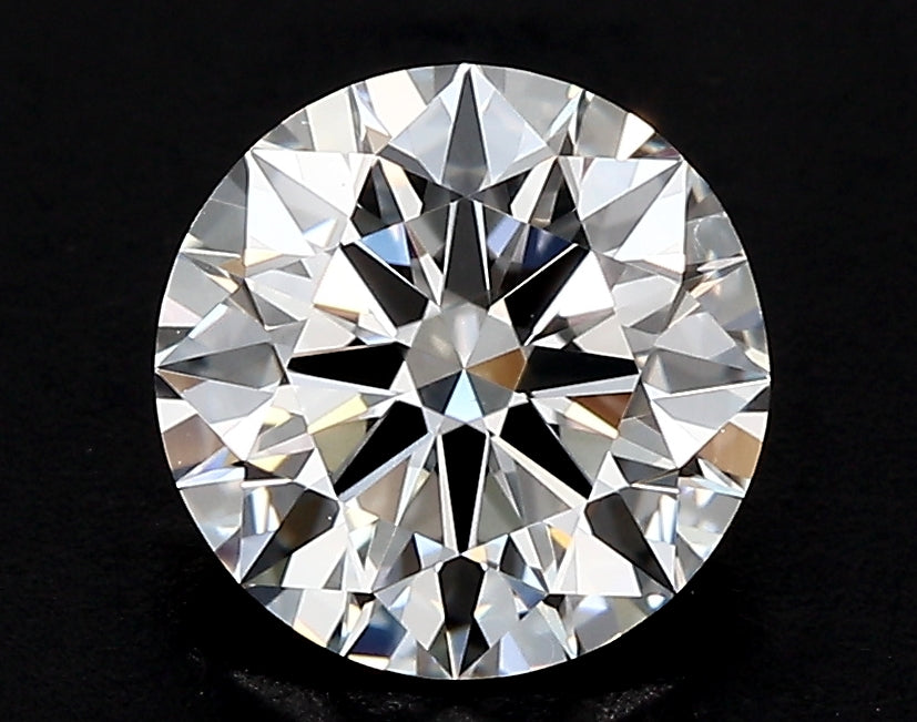 2.71 Carat Round Lab Diamond with  Cut Diamond in 14KT  view 1
