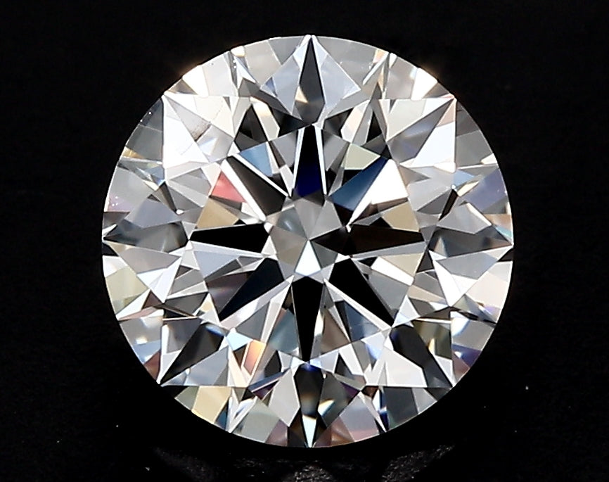 1.35 Carat Round Lab Diamond with  Cut Diamond in 14KT  view 1
