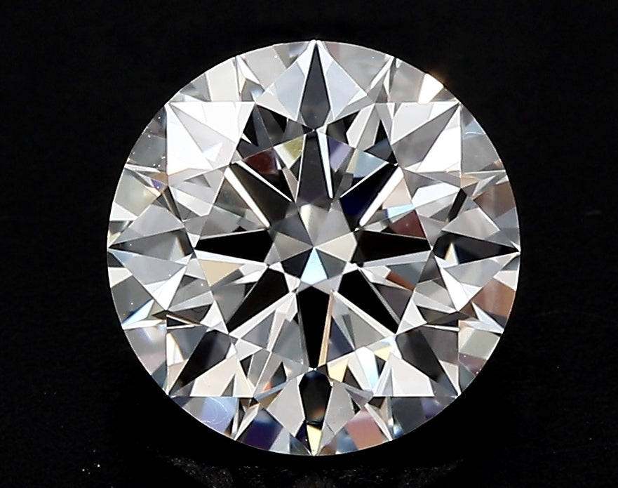 1.53 Carat Round Lab Diamond with  Cut Diamond in 14KT  view 1
