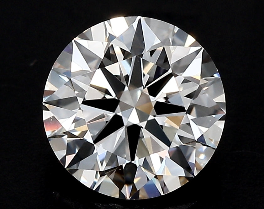 2.76 Carat Round Lab Diamond with  Cut Diamond in 14KT  view 1
