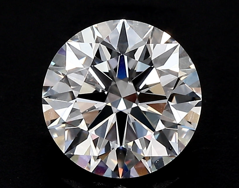 4.99 Carat Round Lab Diamond with  Cut Diamond in 14KT  view 1
