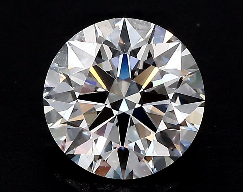 2.99 Carat Round Lab Diamond with  Cut Diamond in 14KT  view 1
