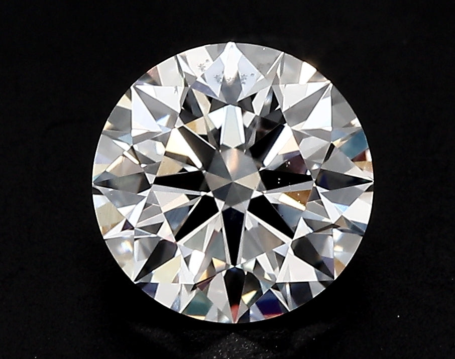 3.51 Carat Round Lab Diamond with  Cut Diamond in 14KT  view 1
