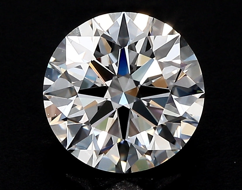 2.62 Carat Round Lab Diamond with  Cut Diamond in 14KT  view 1
