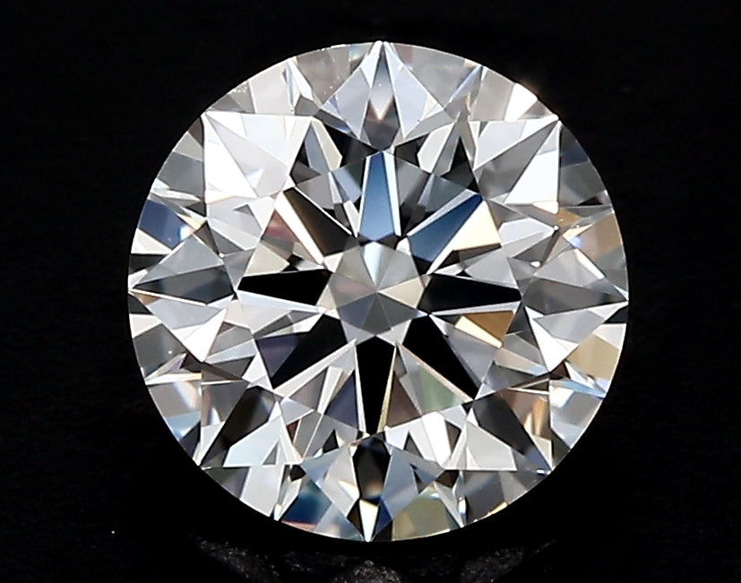 5.05 Carat Round Lab Diamond with  Cut Diamond in 14KT  view 1
