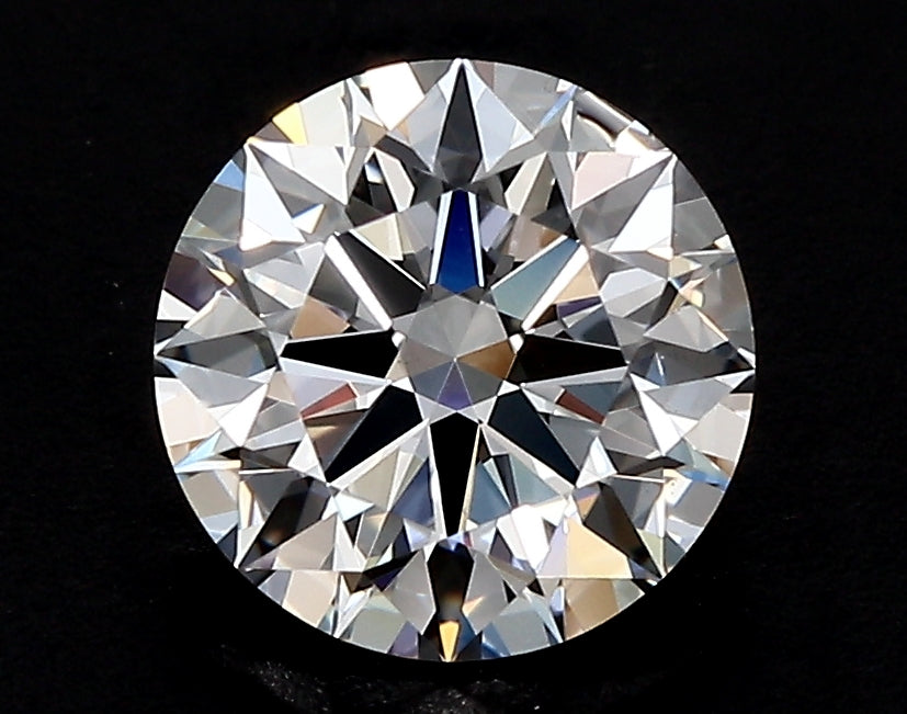 2.03 Carat Round Lab Diamond with  Cut Diamond in 14KT  view 1
