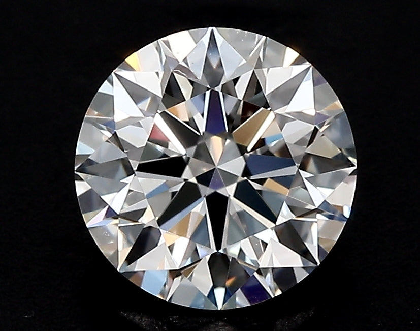 2.76 Carat Round Lab Diamond with  Cut Diamond in 14KT  view 1
