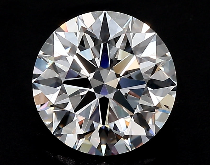 2.5 Carat Round Lab Diamond with  Cut Diamond in 14KT  view 1
