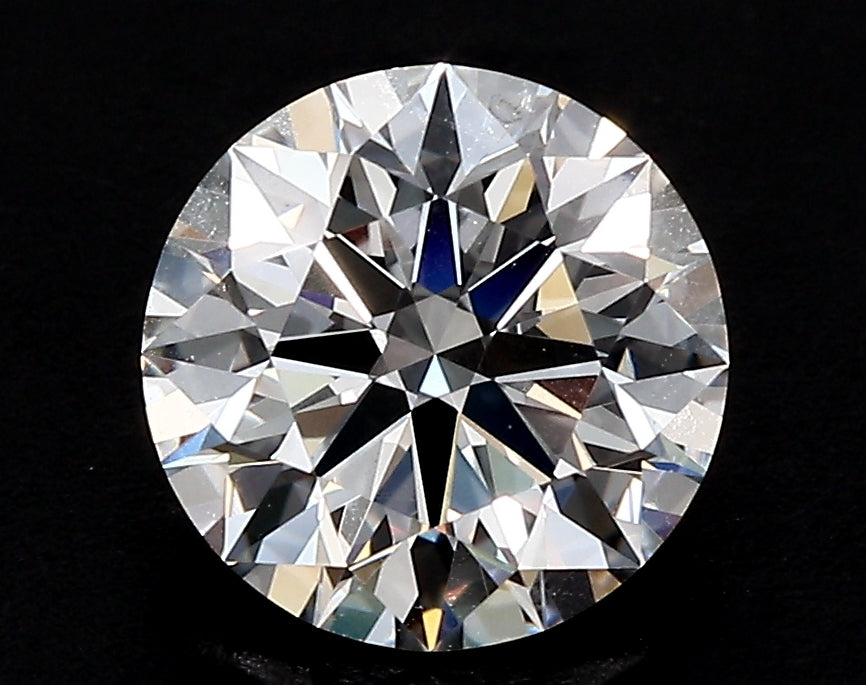 2.81 Carat Round Lab Diamond with  Cut Diamond in 14KT  view 1
