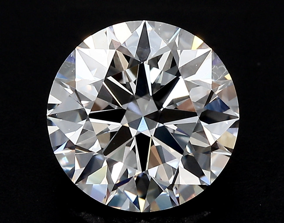 0.92 Carat Round Lab Diamond with  Cut Diamond in 14KT  view 1
