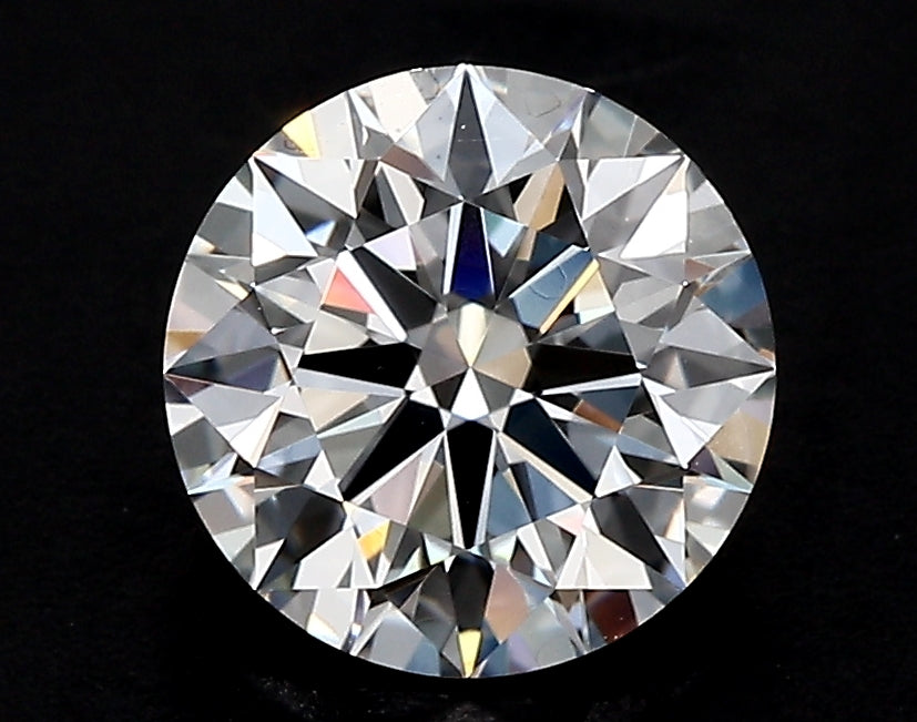 2.52 Carat Round Lab Diamond with  Cut Diamond in 14KT  view 1
