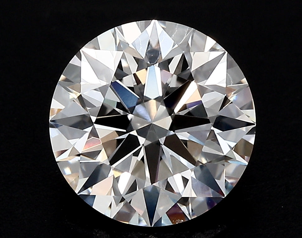 2.59 Carat Round Lab Diamond with  Cut Diamond in 14KT  view 1
