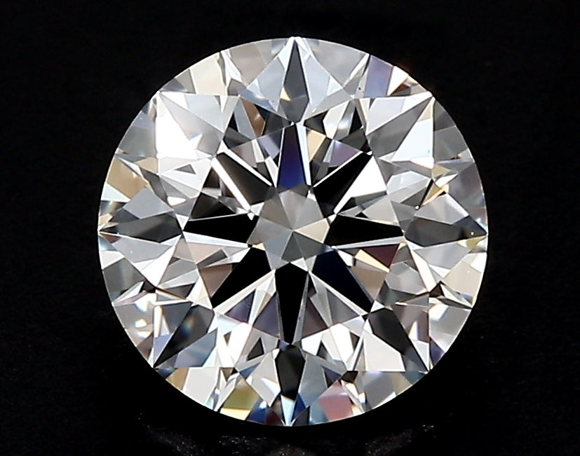 2.5 Carat Round Lab Diamond with  Cut Diamond in 14KT  view 1
