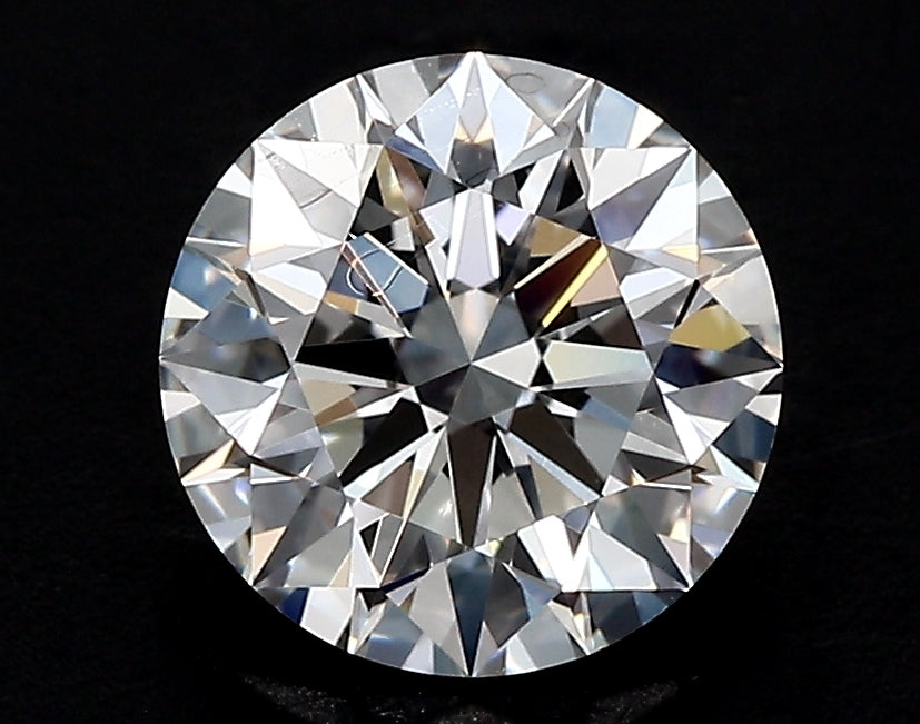 2.0 Carat Round Lab Diamond with  Cut Diamond in 14KT  view 1
