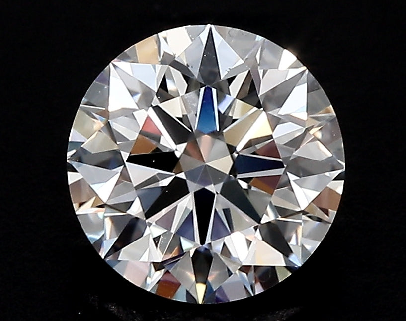 1.51 Carat Round Lab Diamond with  Cut Diamond in 14KT  view 1
