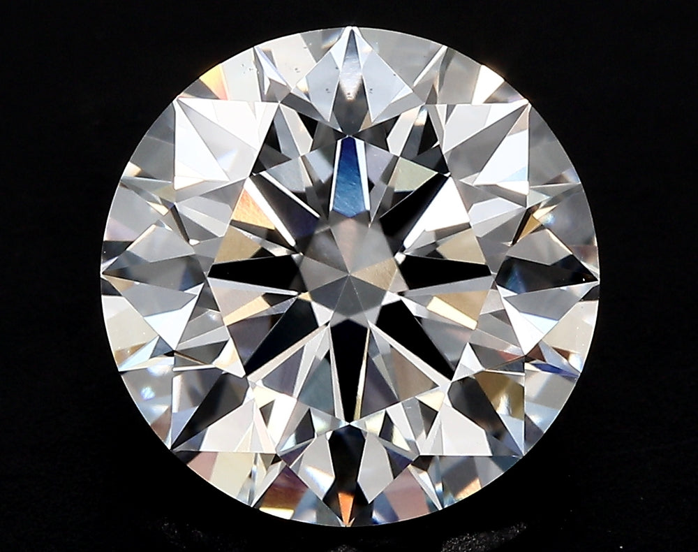 2.71 Carat Round Lab Diamond with  Cut Diamond in 14KT  view 1
