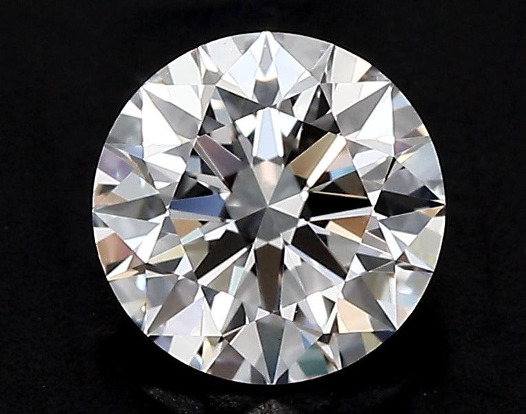 2.07 Carat Round Lab Diamond with  Cut Diamond in 14KT  view 1
