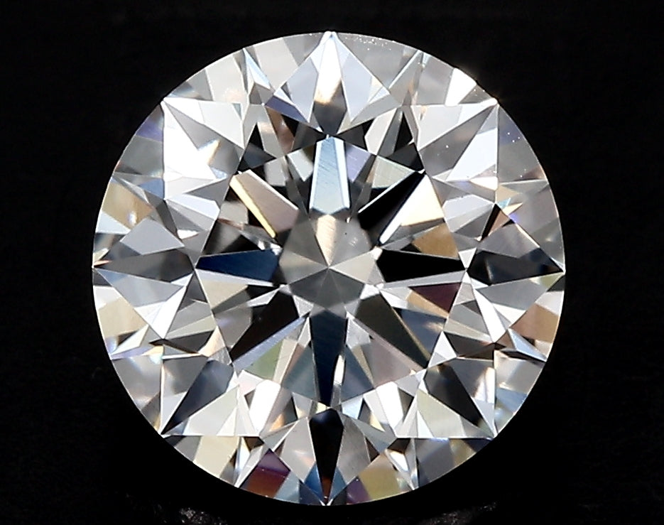 1.33 Carat Round Lab Diamond with  Cut Diamond in 14KT  view 1
