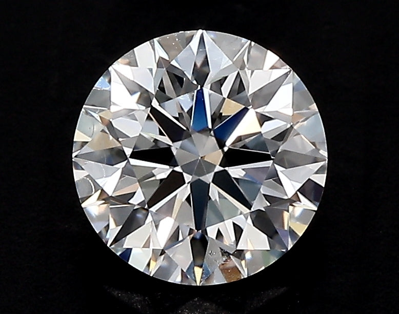 2.56 Carat Round Lab Diamond with  Cut Diamond in 14KT  view 1
