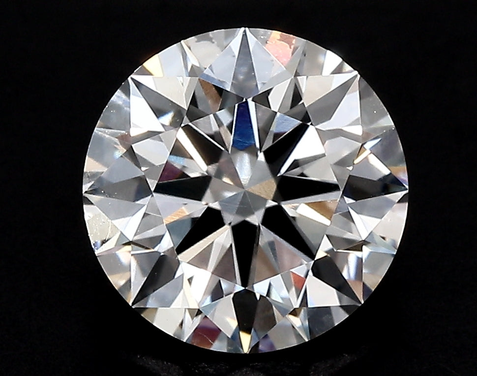 1.95 Carat Round Lab Diamond with  Cut Diamond in 14KT  view 1
